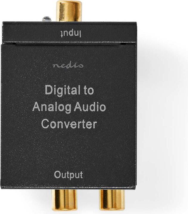 Immagine prodotto Nedis Convertitore audio digitale a 1 via Connessione Ingresso: 1x RCA digitale / 1x TosLink Connessione (0.05 m)