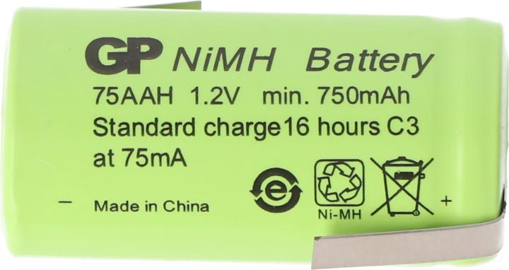 Actual product image AccuCell Akku 2/3AA mit Lötfahne Z-Form (1.20 V, 650 mAh)