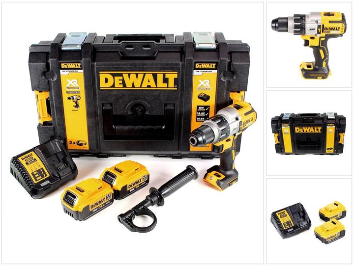 Productafbeelding DeWalt DCD 996 M2 Accu Klopboormachine 18C 95Nm Borstelloos + 2x Accu 4,0Ah + Snellader + T (Oplaadbare batterij)