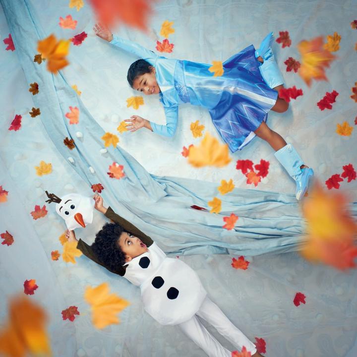 Produktbild Disguise Classic Costume - Elsa Traveling Dress (116 cm) (129979L) (116, 122, 110 C, 120 C, 115 C)