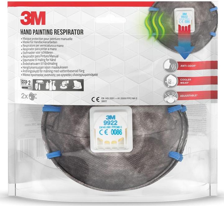 Produktbild 3M Atemschutzmaske, weiss (FFP2, 1 x)