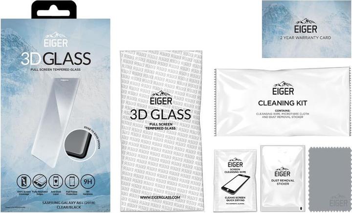Actual product image Eiger Mountain Glass Clear Edge (1 Piece, Samsung Galaxy A6+)