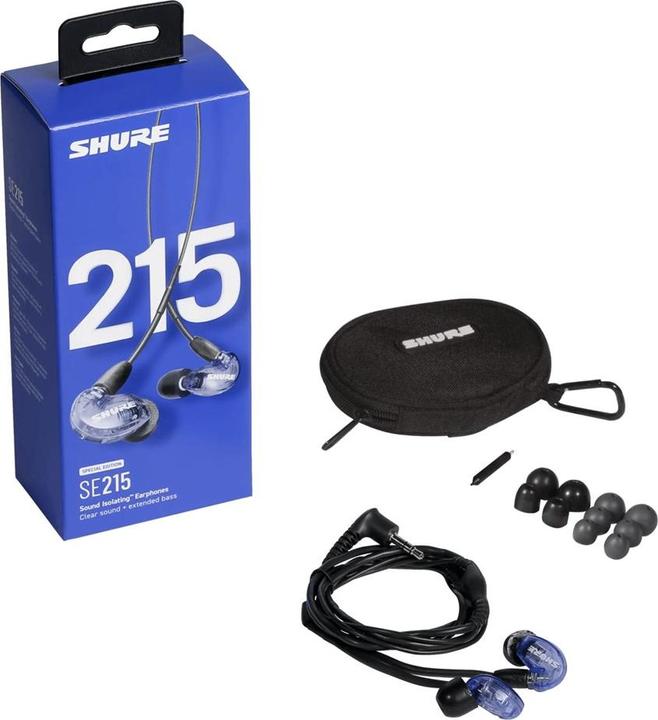 Produktbild Shure In-Ear-Kopfhörer SE215 Special Edition Uni – Violett (keine Geräuschunterdrückung, Kabelgebunden)