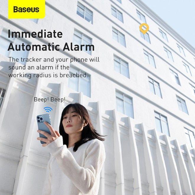 Produktbild Baseus T2 Pro Smart GPS Locator for Baby Bag Keys White (FMTP000002) (Android, iOS)