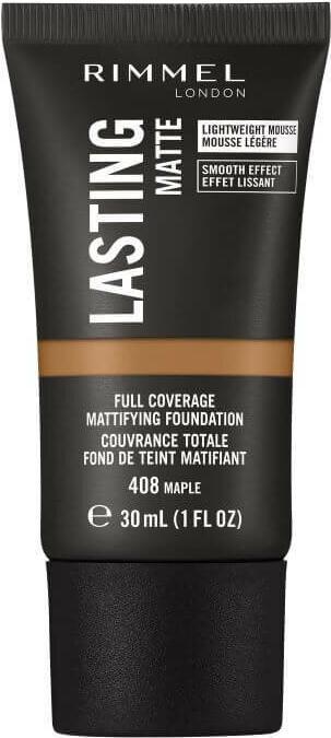 Produktbild Rimmel London Rimmel Lasting Matte Foundation 408 Ahorn 30ml (408 Maple)