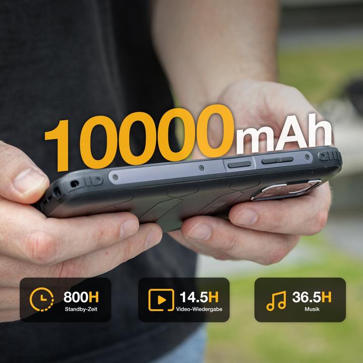 Actual product image Bea-Fon H Max (128 GB, Black, 6.56", Dual SIM, 13 Mpx, 4G)
