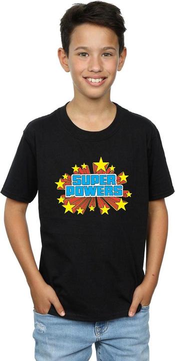 Actual product image Boys Super Powers Logo T-Shirt (128)