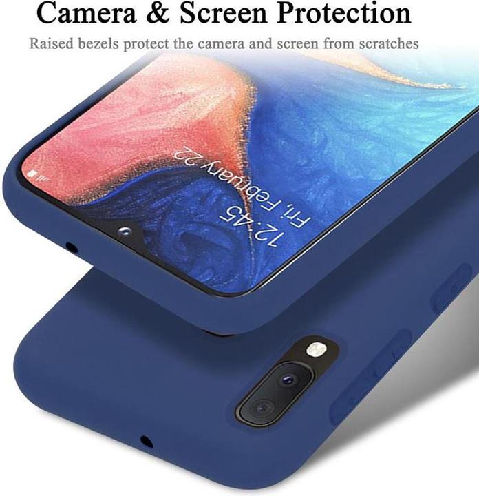 Image du produit Cadorabo TPU Liquid Silicone Case Cover (Samsung Galaxy A20e)