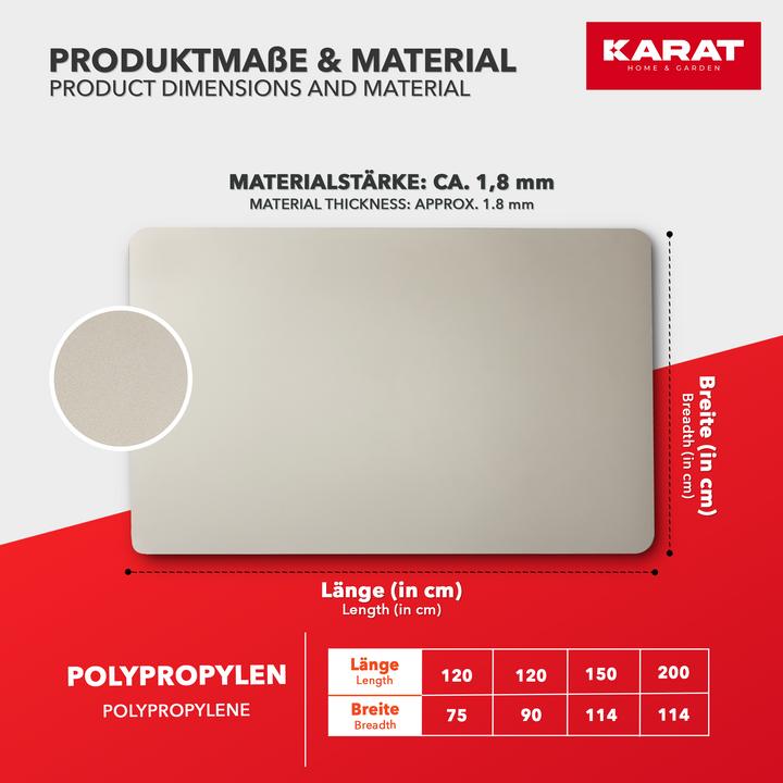 Image du produit Karat Bodenschutzmatte Color (90 x 120 cm)