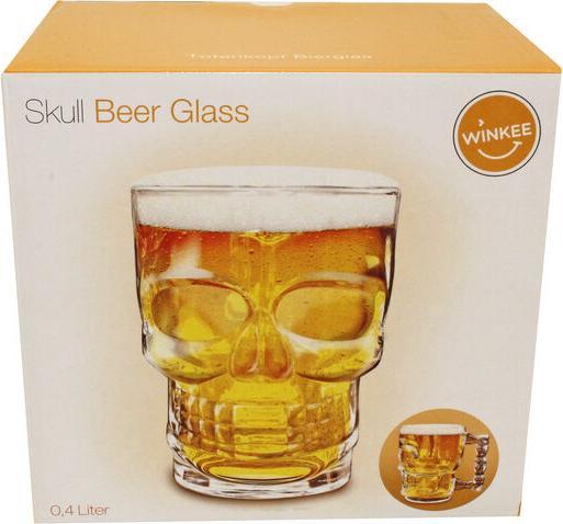 Image du produit Winkee Verre à bière Skull (0.40 l, 1 x)