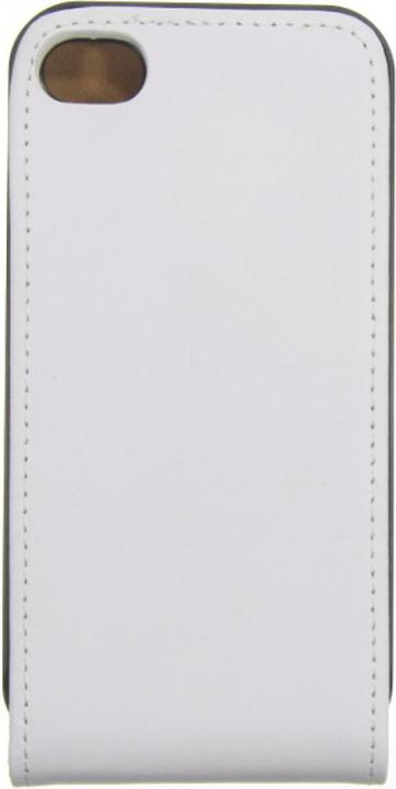 Immagine prodotto OEM Custodia Flip Slim in pelle per iPhone 4/4s - bianco (Apple iPhone 4, Apple iPhone 4s)