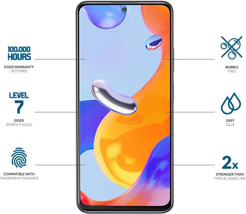 Immagine prodotto Eiger Mountain Glass Clear (1 Pezzo/i, Xiaomi Redmi Nota 11 Pro)