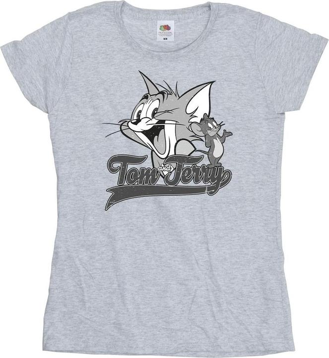 Image du produit Tom & Jerry - T-shirt GREYSCALE SQUARE - Femme (M)