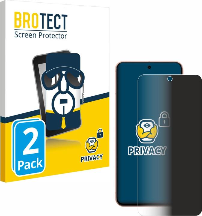 BROTECT Anti-spy privacy film Blue light protection film (2 Piece, Google Pixel 8)