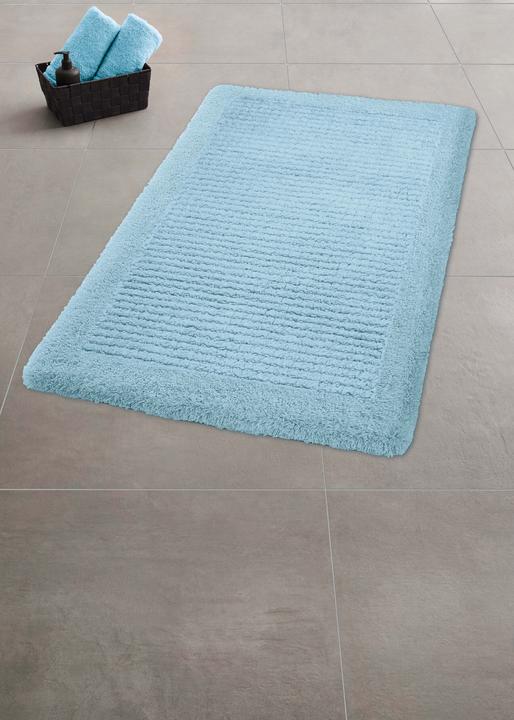 Immagine prodotto Kleine Wolke Tappeto da bagno a rete 60 x 90 cm, azzurro (60 x 90 cm)