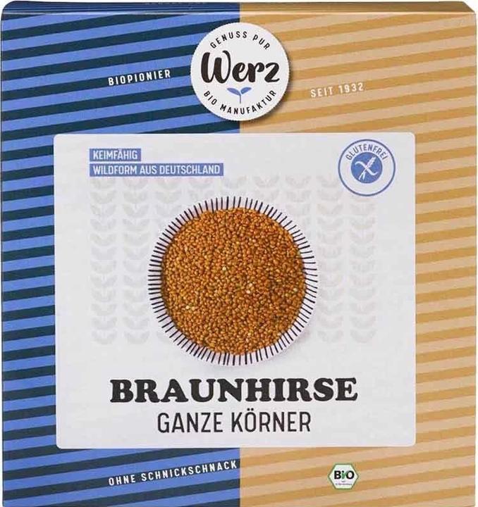 Produktbild Werz Braunhirse ganz keimfähig Bio (500 g)