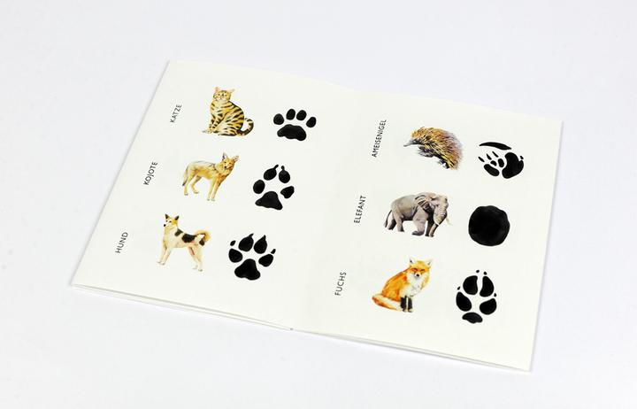 Actual product image Memory Memory Wild animals on the trail (German)