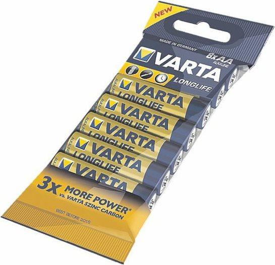 Immagine prodotto Varta Longlife Extra (8 pz., AAA, 1200 mAh)