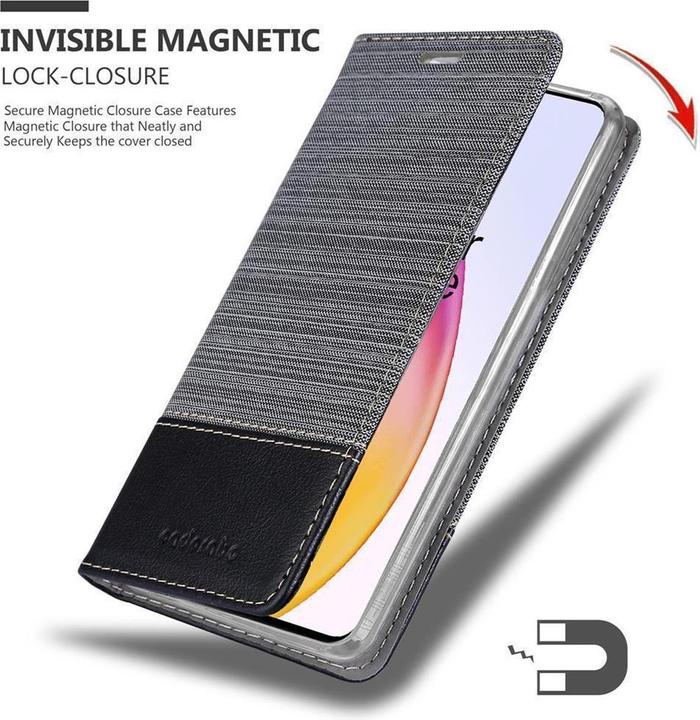 Produktbild Cadorabo Book Jeans Optik Cover (Oneplus 8)