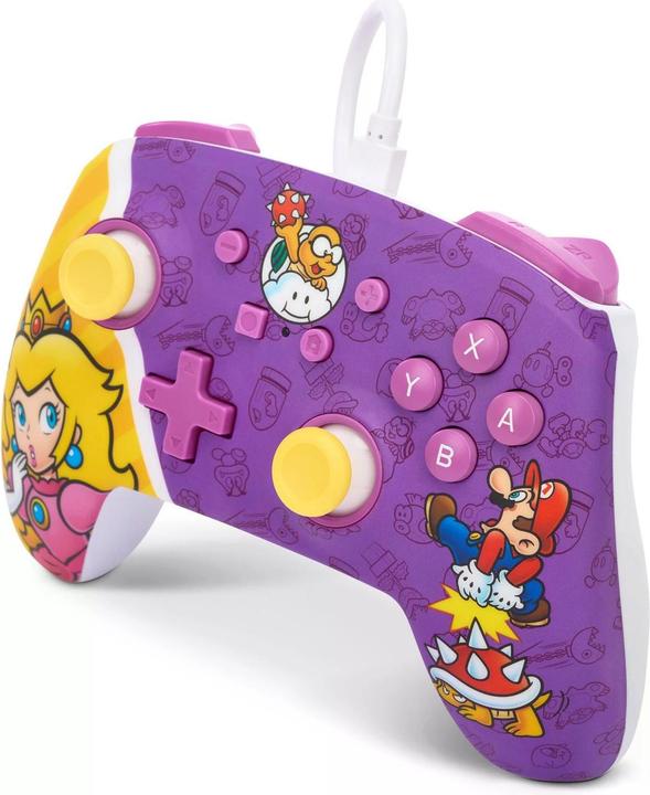 Produktbild PowerA Enhanced Wired Controller - Princess Peach Battle (Switch, Switch OLED)