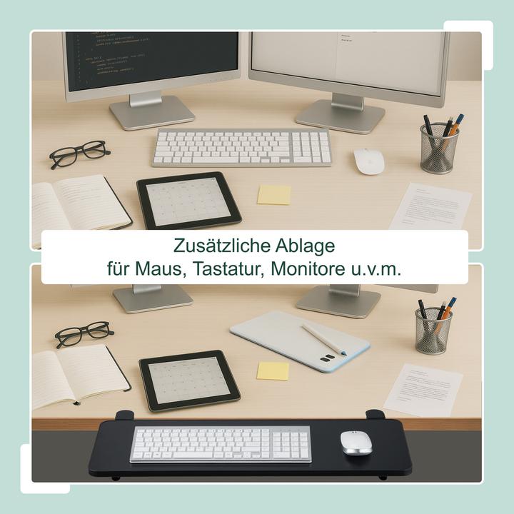 Actual product image Relaxdays Schreibtischverlängerung zum Anklemmen