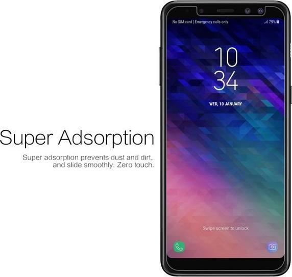 Actual product image Nillkin Super Clear Series (1 Piece, Samsung Galaxy A8 (2018))
