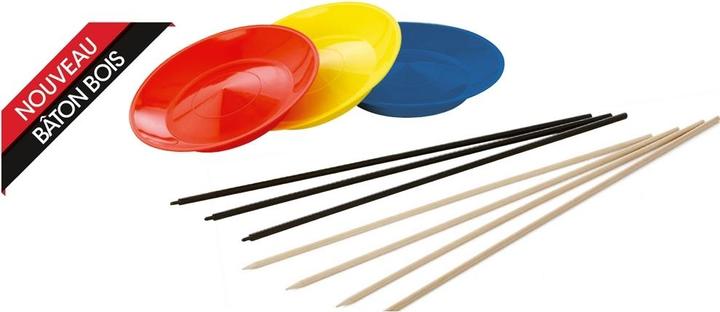 Actual product image Hasbro Juggling plate + wooden stick Tremblay
