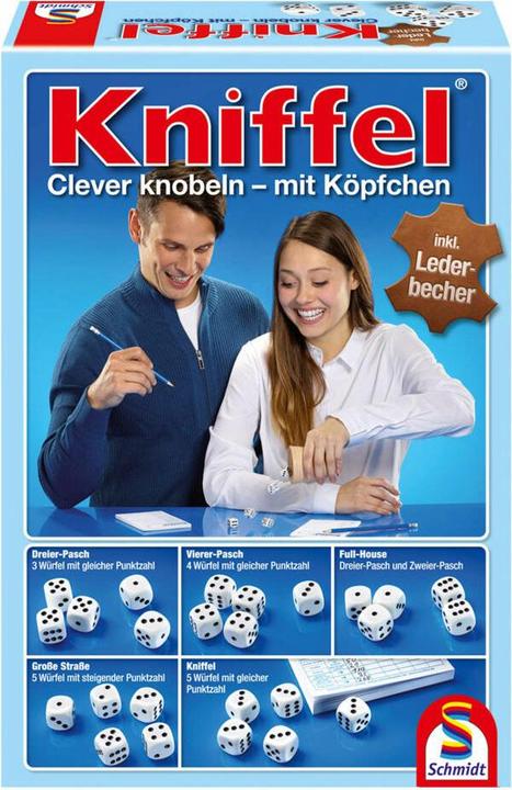Schmidt Spiele Kniffel mit Lederwürfelbecher (Deutsch)
