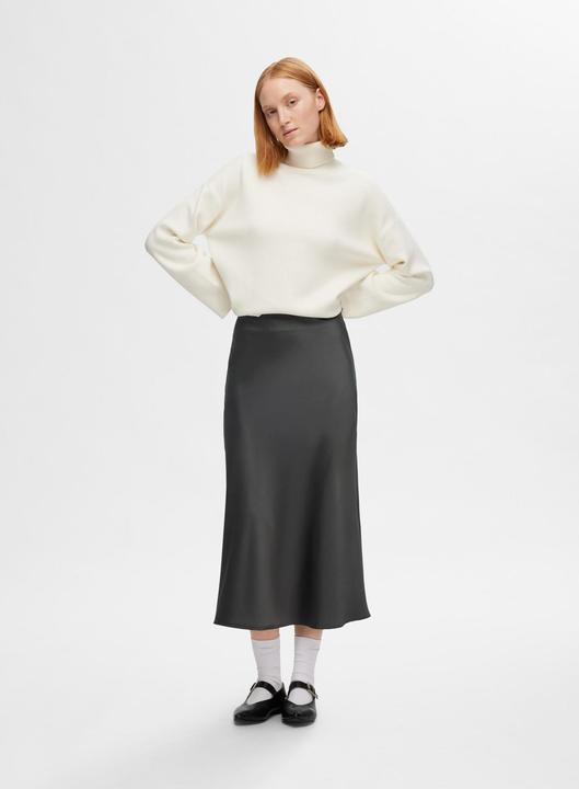 Actual product image Selected Femme Satin Midi Skirt (34)