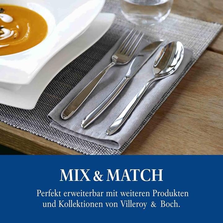 Produktbild Villeroy & Boch SoftWave Tafelbesteck für 12 Personen (60 Stück, Besteck Set)