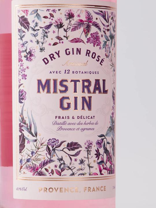 Produktbild Mistral Gin Distilled in Provence / (1 x 70 cl)