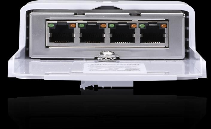 Produktbild Ubiquiti N-SW:Outdoor 24V passiv PoE Switch (4 Ports)