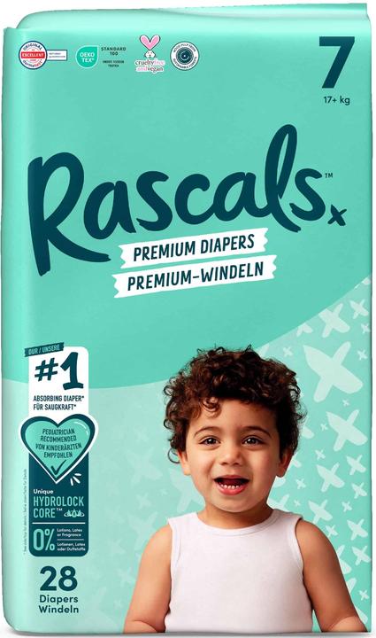 Image du produit Rascals Premium (Taille 7, Pack, 28 pièce(s))