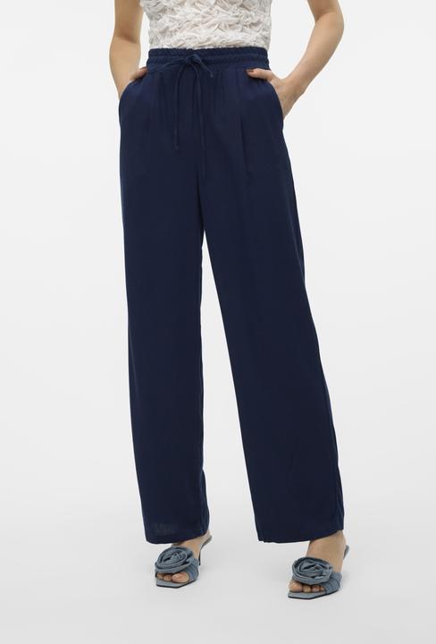 Actual product image Vero Moda VMJESMILO Mid-rise waist trousers Wide leg trousers (S)