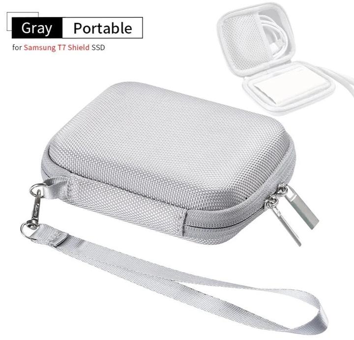 Image du produit Only-Bags.Store Disques durs Sac de transport pour Samsung T7 Touch-SSD. Résistant aux chocs Étui dur Organisateur