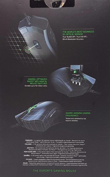 Actual product image Razer DeathAdder Elite (Cable)