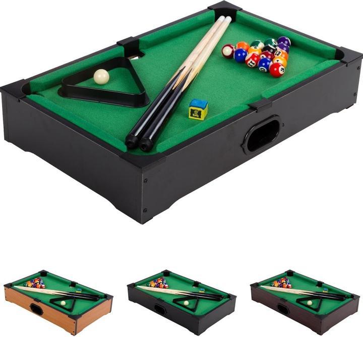 Image du produit Games Planet Mini table de billard NANO + accessoires, noir