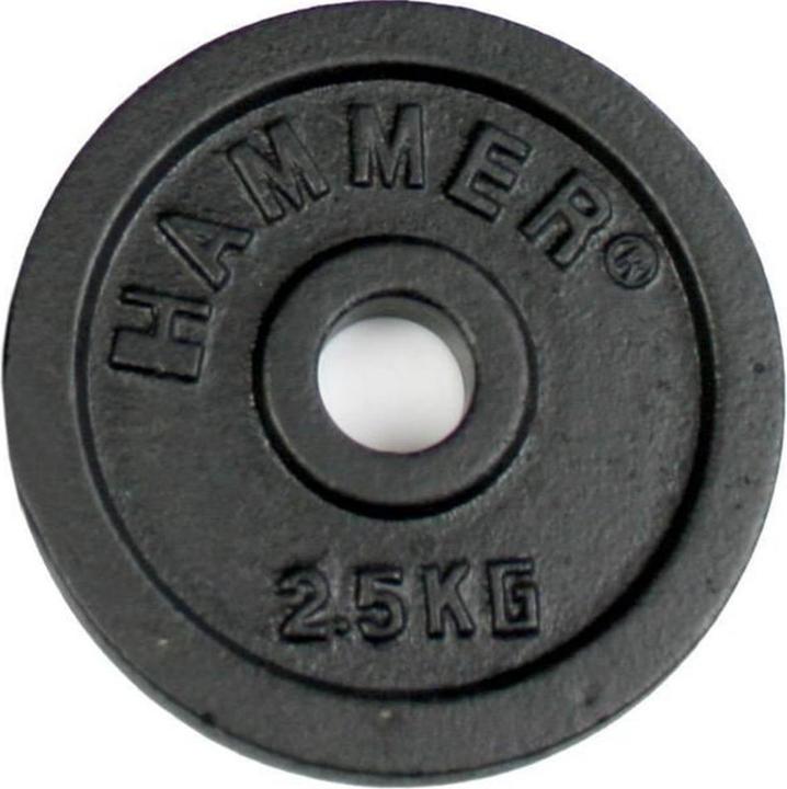 Hammer Fitness Gewichtsscheiben 1 x 2.5 kg (1 x 2.5 kg)
