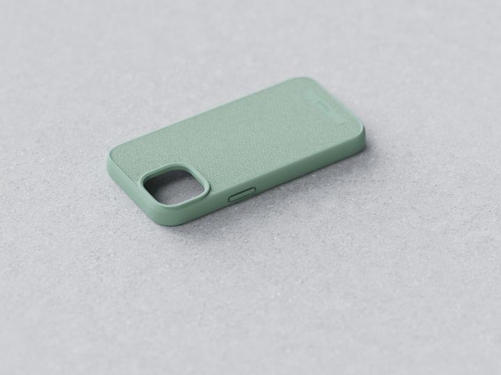 Image du produit Njord Étui rigide en tissu MagSafe Turquoise (Apple iPhone 15, Apple iPhone 13, Apple iPhone 14)