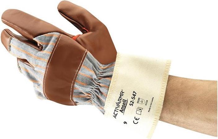 Produktbild Ansell Handschuhe ActivArmr® 52-547 Grösse 10 braun EN 388 PSA-Kategorie II (10)