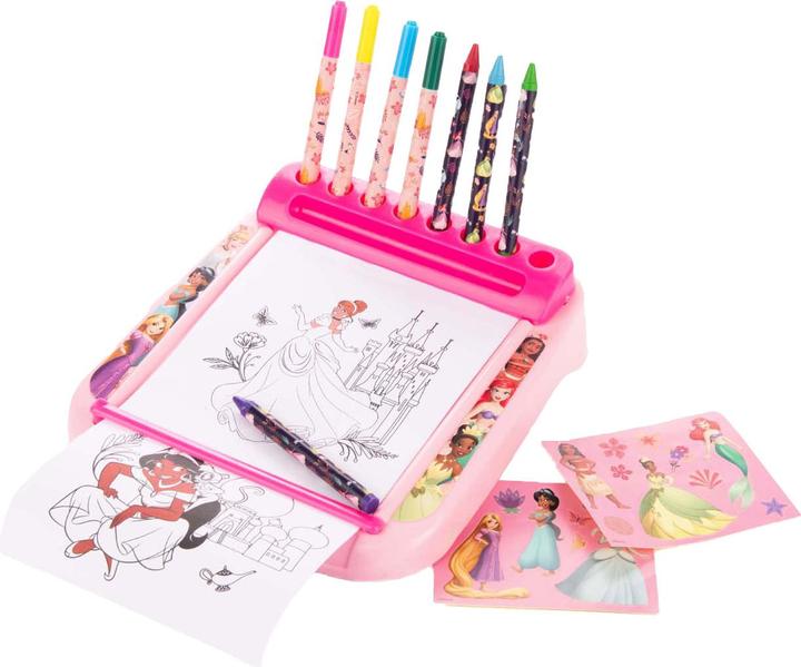 Sambro Disney Prinses Zeichenbrett mit Roll-Malset, 12-tlg.