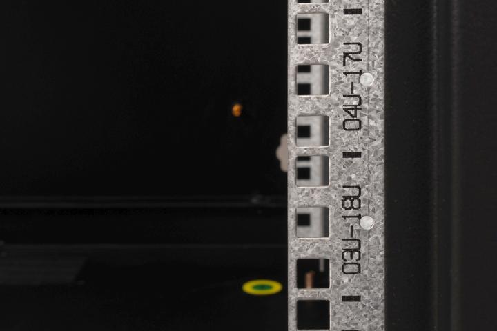 Actual product image Digitus 20U wall mounted enclosure 998x600x600mm colour black RAL 9005 (20 RU, 19 inch rack)