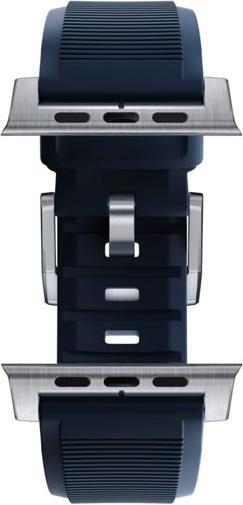 Actual product image Nomad Rugged Strap Atlantic Blue Connector Silver 42/44/45/49mm (45 mm, 44 mm, 42 mm, 49 mm, Tyres)