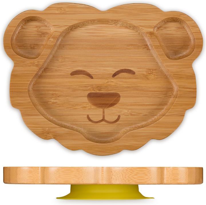Actual product image Relaxdays Baby plate lion