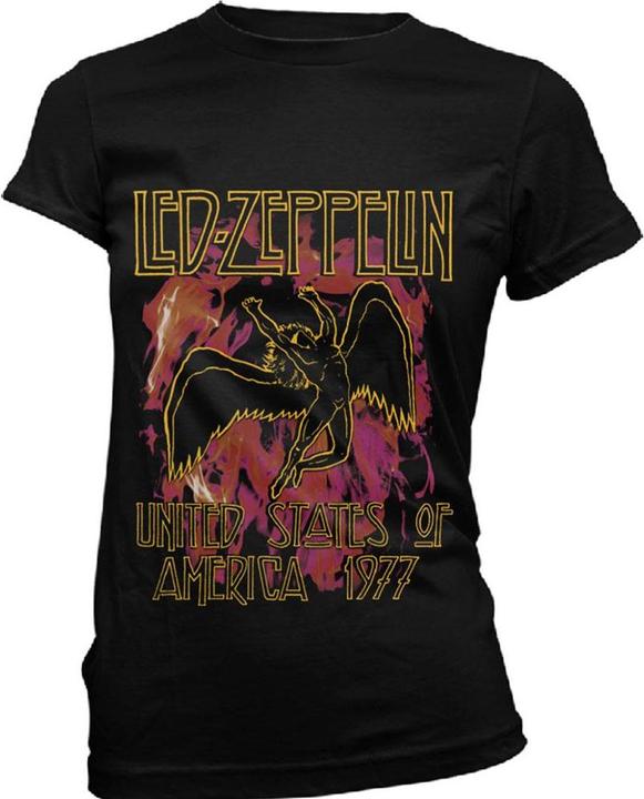 Immagine prodotto Led Zeppelin Maglietta Fiamme Donna (XL)