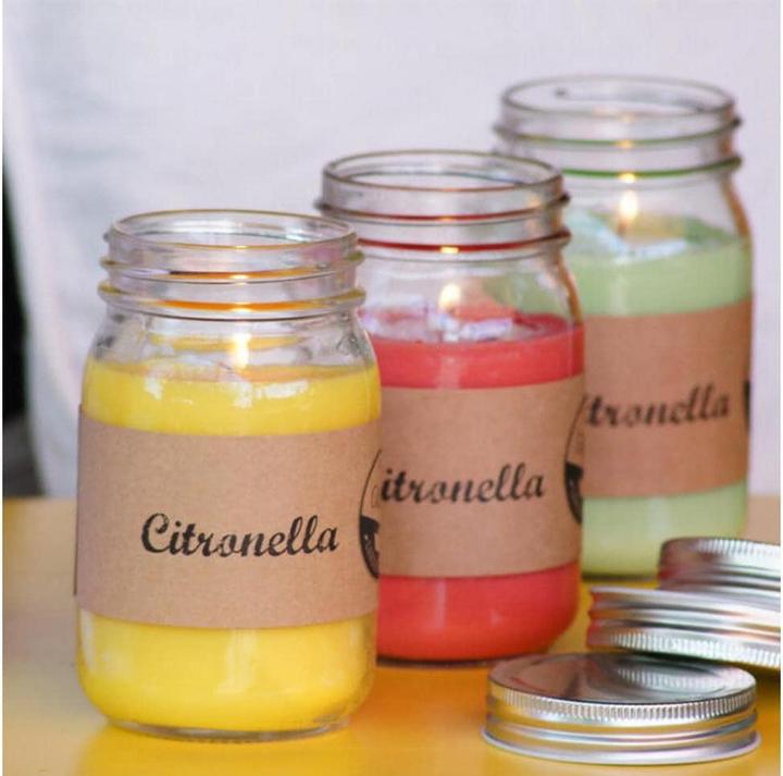Produktbild Balthasar Citronellakerze Mason Jar (1 Stk.)