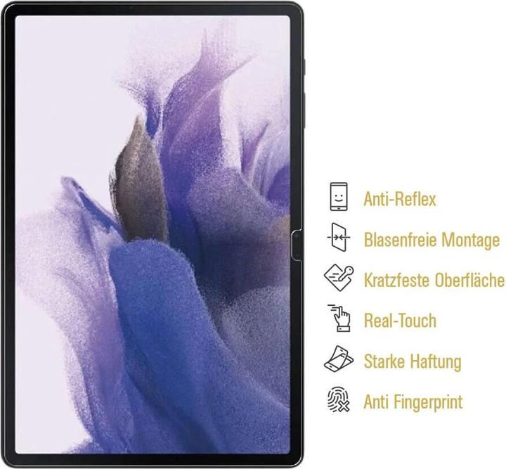 Actual product image Protectorking 6x Panzerfolie Anti-Shock matt entspiegelt (6 Piece, Galaxy Tab S7 FE)
