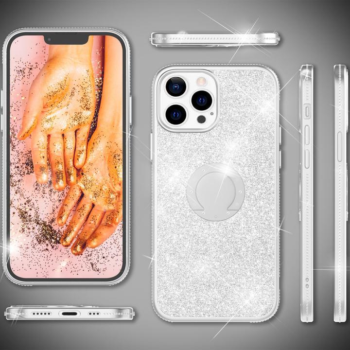 Immagine prodotto Nalia Anello Glitter Silicone Cover (Apple iPhone 13 Pro)
