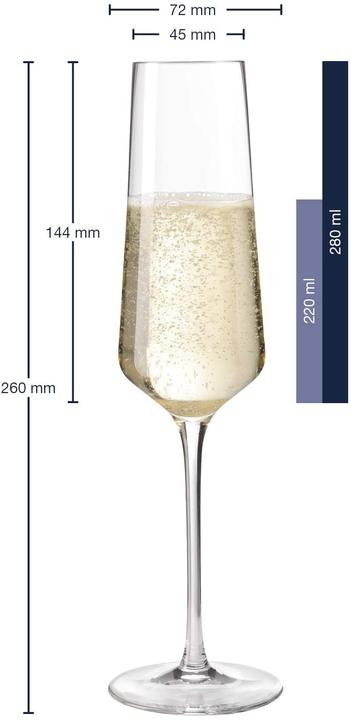 Produktbild Leonardo Puccini Sektglas (28 cl, 6 Gläser, Sektgläser)