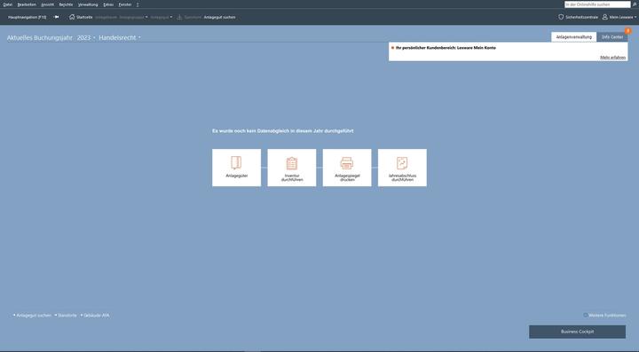 Produktbild Lexware anlagenverwaltung 2023 1 license(s) (1 User, 12 Monate)